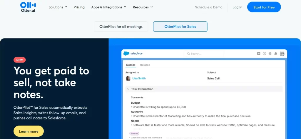  Otter.AI: Best AI Tools For Productivity 