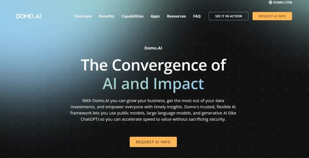 Domo: Best AI Tools For Finance