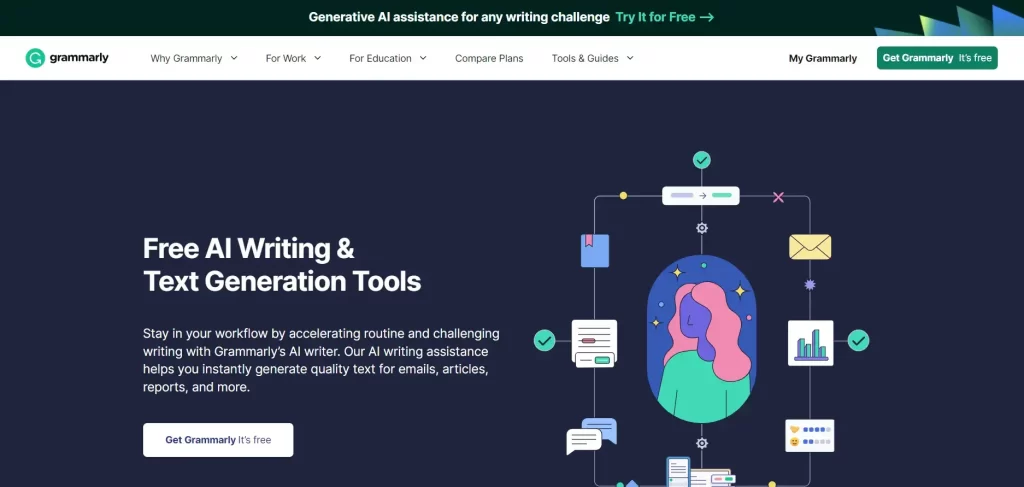 Grammarly: Best AI Tools For Writing
