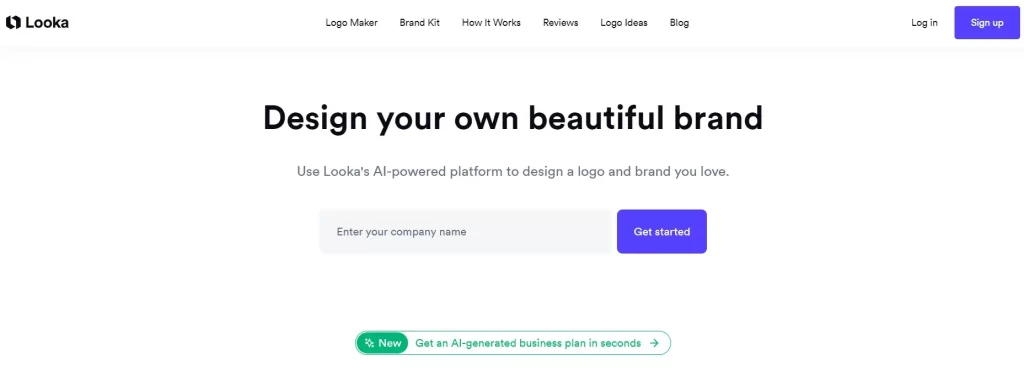 Looka: Best AI Tools For Logo Design