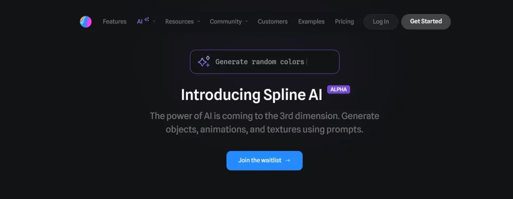 Spline AI: Best AI Tools For 3D Modeling