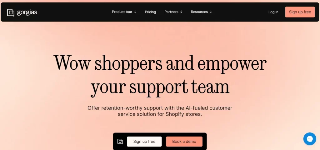 Gorgias AI is an AI-powered customer service solution for Shopify stores that provides top-notch help that keeps customers coming back. Now you can Sign up for free and get access to their services.