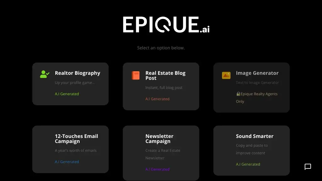 Epique AI: Best AI Tools For Real Estate Agents and Realtors