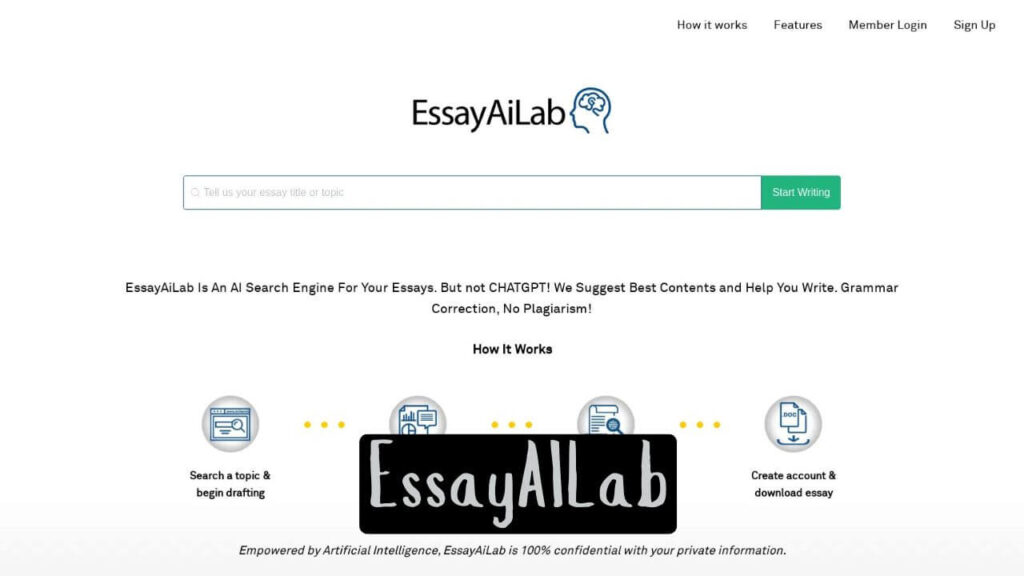 EssayAILab - Free Essay Writing Tool Assistant https://www.aiutilitytools.com/